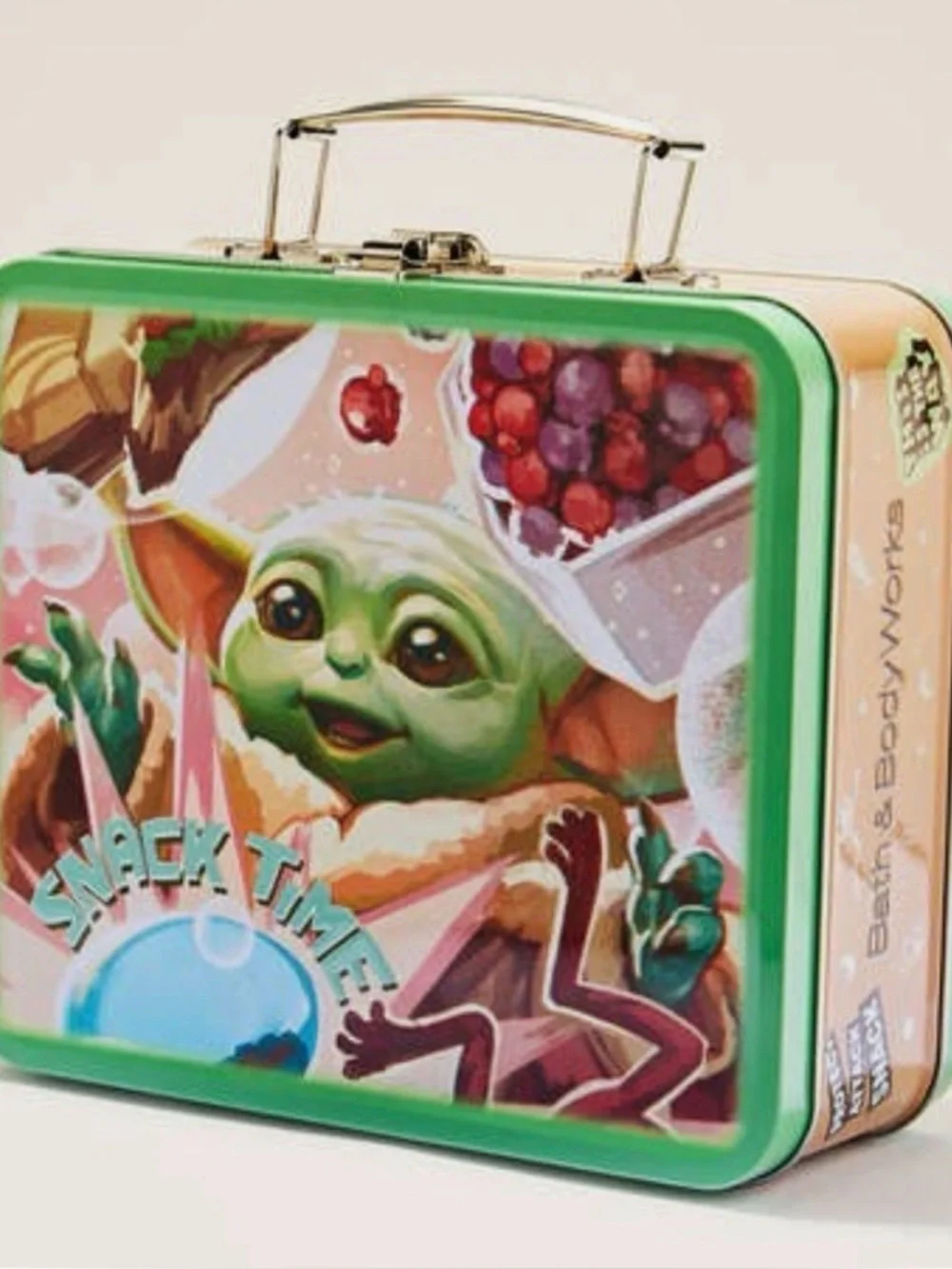 Bath & Body Works Star Wars‎ Mandalorian Grogu Metal Lunchbox
